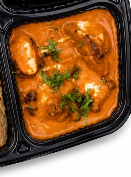 Paneer makhani curry packed fresh